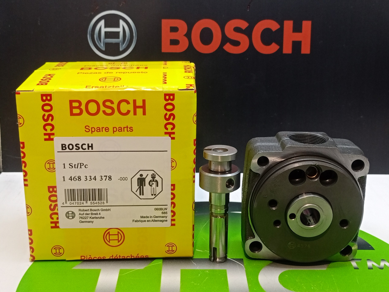 Плунжерная пара (корпус распределителя) VE 4/12R 1468334378 BOSCH Case/Man