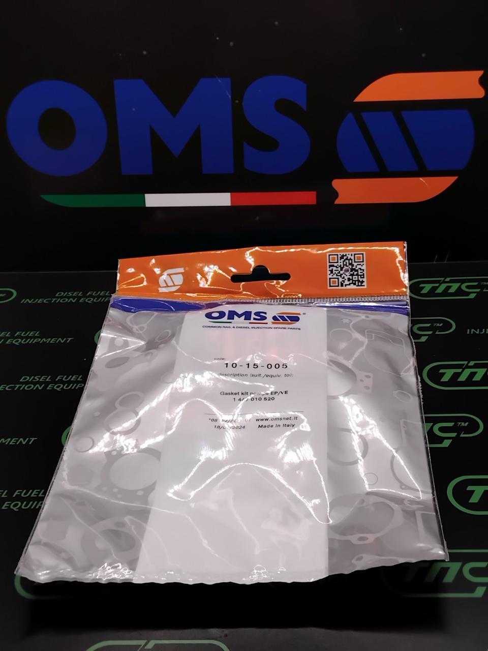 Ремкомплект ТНВД VE 10-15-005 (1467010520, 1467010059) BOSCH) OMS (внутри сальник D=20mm)