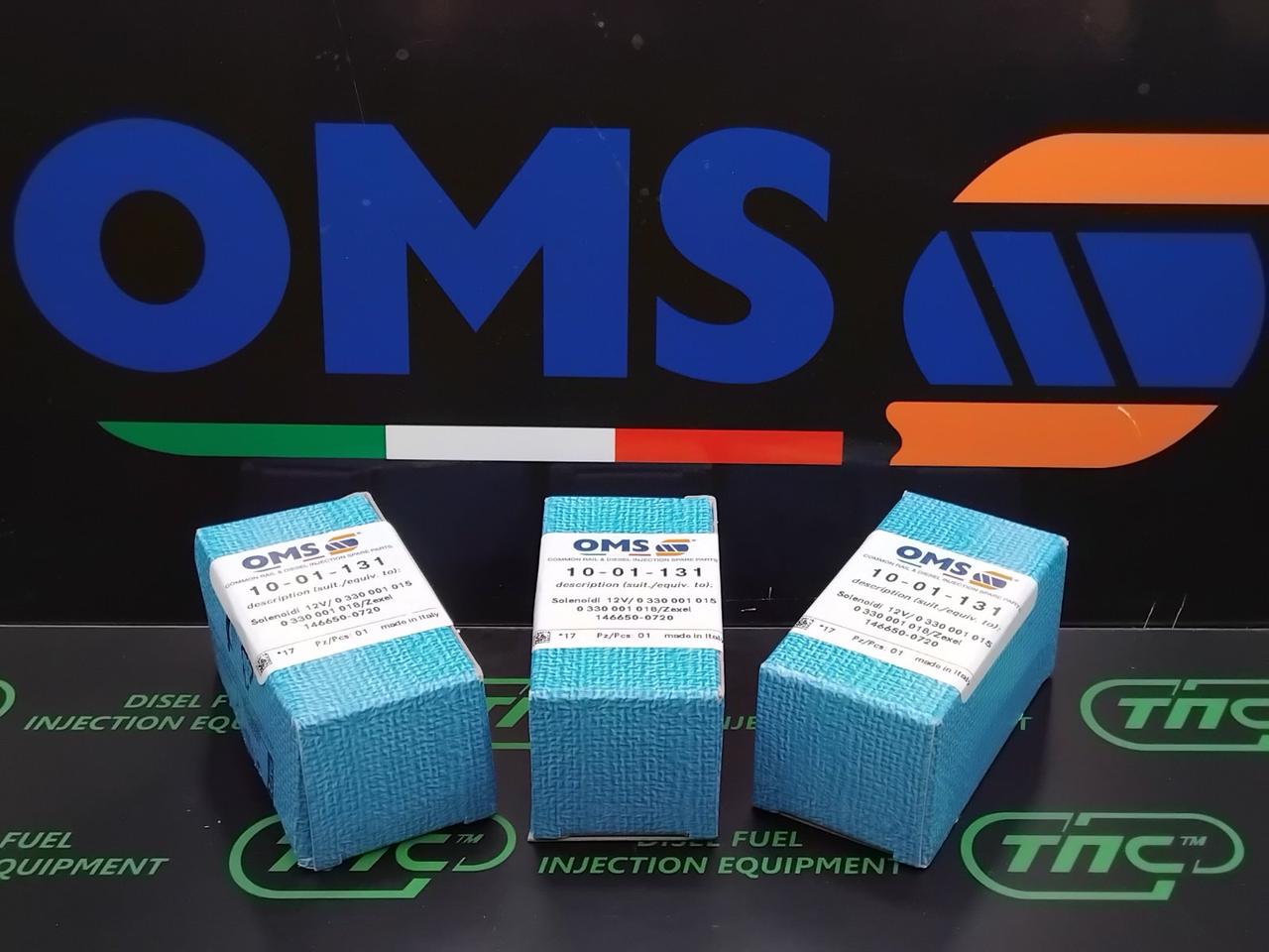 Электромагнитный клапан 12V ТНВД OMS 10-01-131 (Bosch 0330001015, 0330001018, 146650-0720, 7240-5)