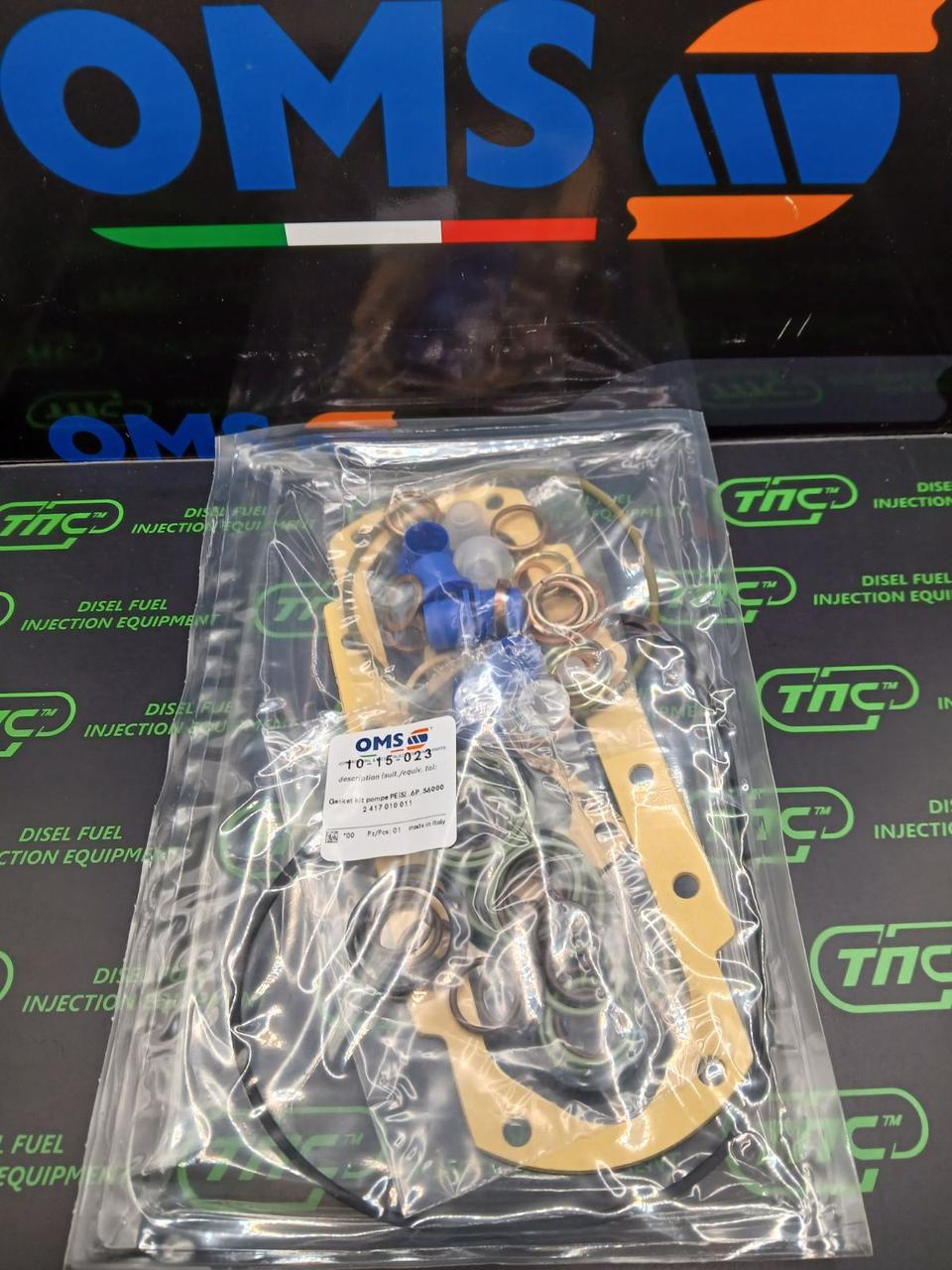 Ремкомплект ТНВД 10-15-023 (2417010011 Bosch, Lucas 7135-380) PE(S)..6P..S6000 OMS ITALY