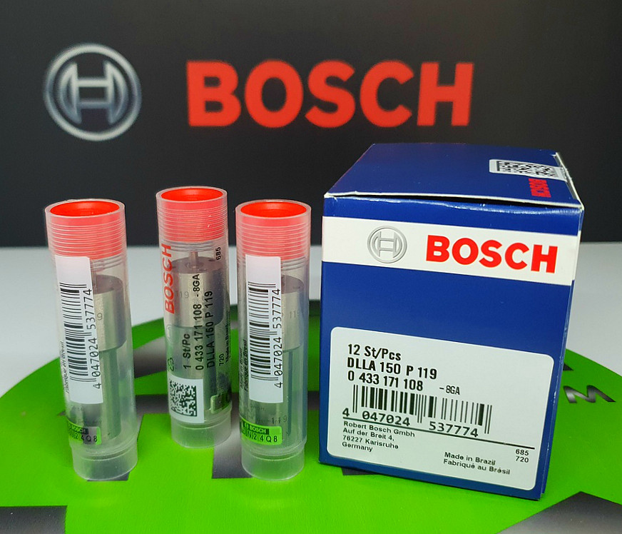 Розпилювач дизельної форсунки DLLA 150 P 119 (0433171108) BOSCH VOLVO F12 (6цил.) 87-94 VOLVO PENTA 86