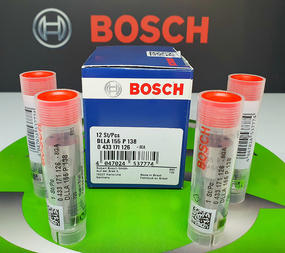 Розпилювач дизельної форсунки DLLA 155 P 138 (F019121138) BOSCH HOWO, WEICHAI WD615.50