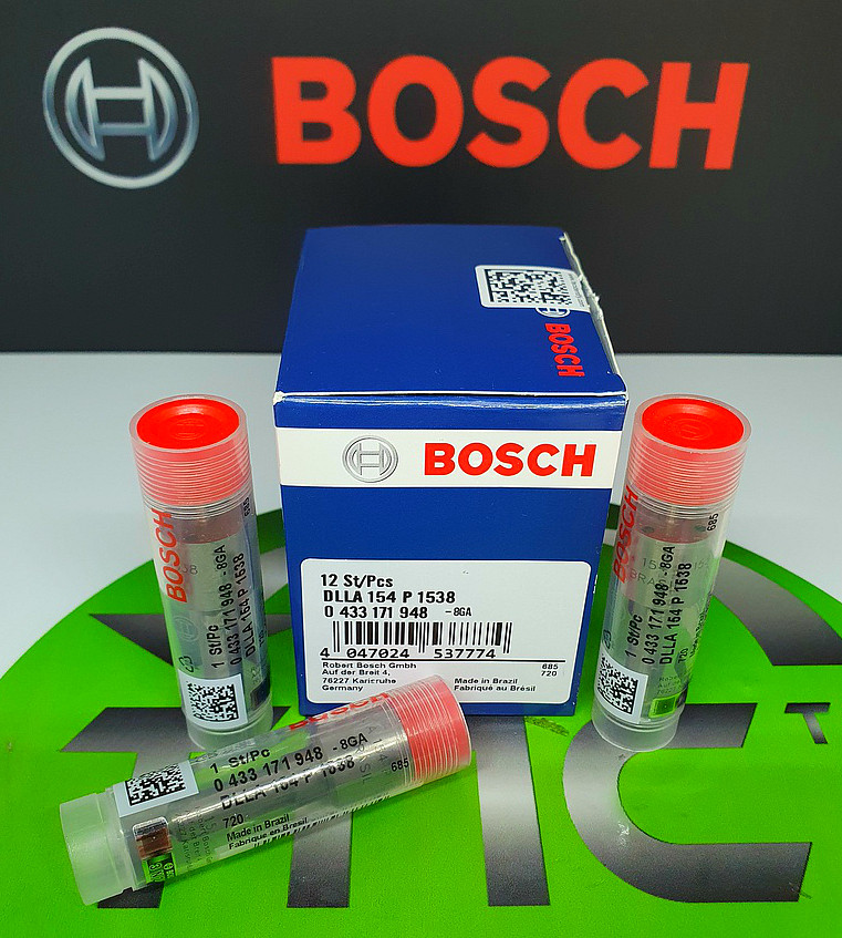 Розпилювач дизельної форсунки DLLA 154 P 1538 (0433171948) BOSCH Mercedes Actros