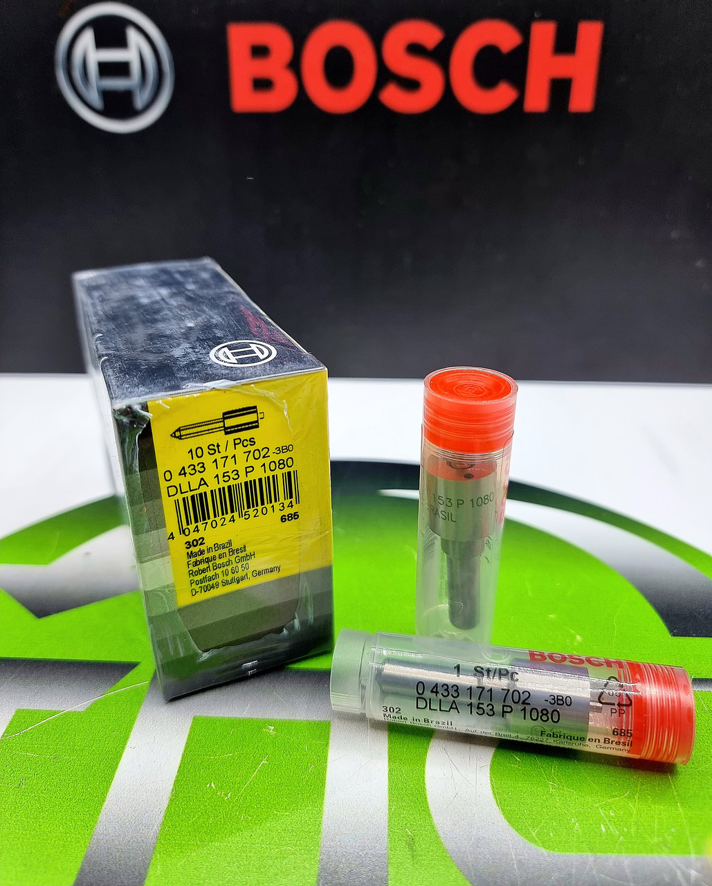 Розпилювач дизельної форсунки DLLA 153 P 1080 (0433171702) BOSCH DAF