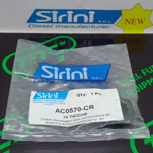 Ключ для розбирання гайки форсунки BOSCH на 10 насічок AC0570-CR SIRINI