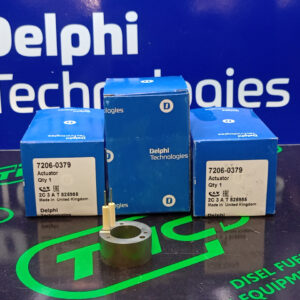 Верхня частина клапана 7206-0379 DELPHI (1) насоса форсунки E1 (2-х конт.) Renault Magnum, Volvo