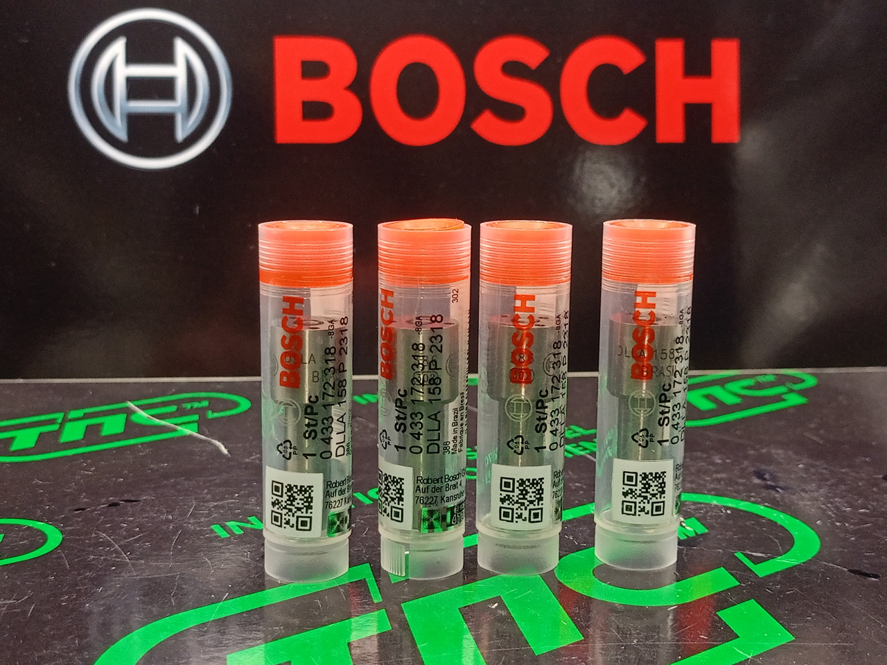 Розпилювач дизельної форсунки COMMON RAIL DLLA 158 P 2318 (0433172318) BOSCH GAZ, ГАЗ