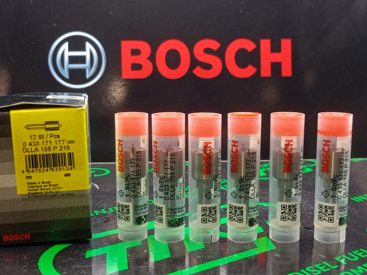 Розпилювач дизельної форсунки DLLA 155 P 215 (0433171177) BOSCH CUMMINS 6 BT 5,9l