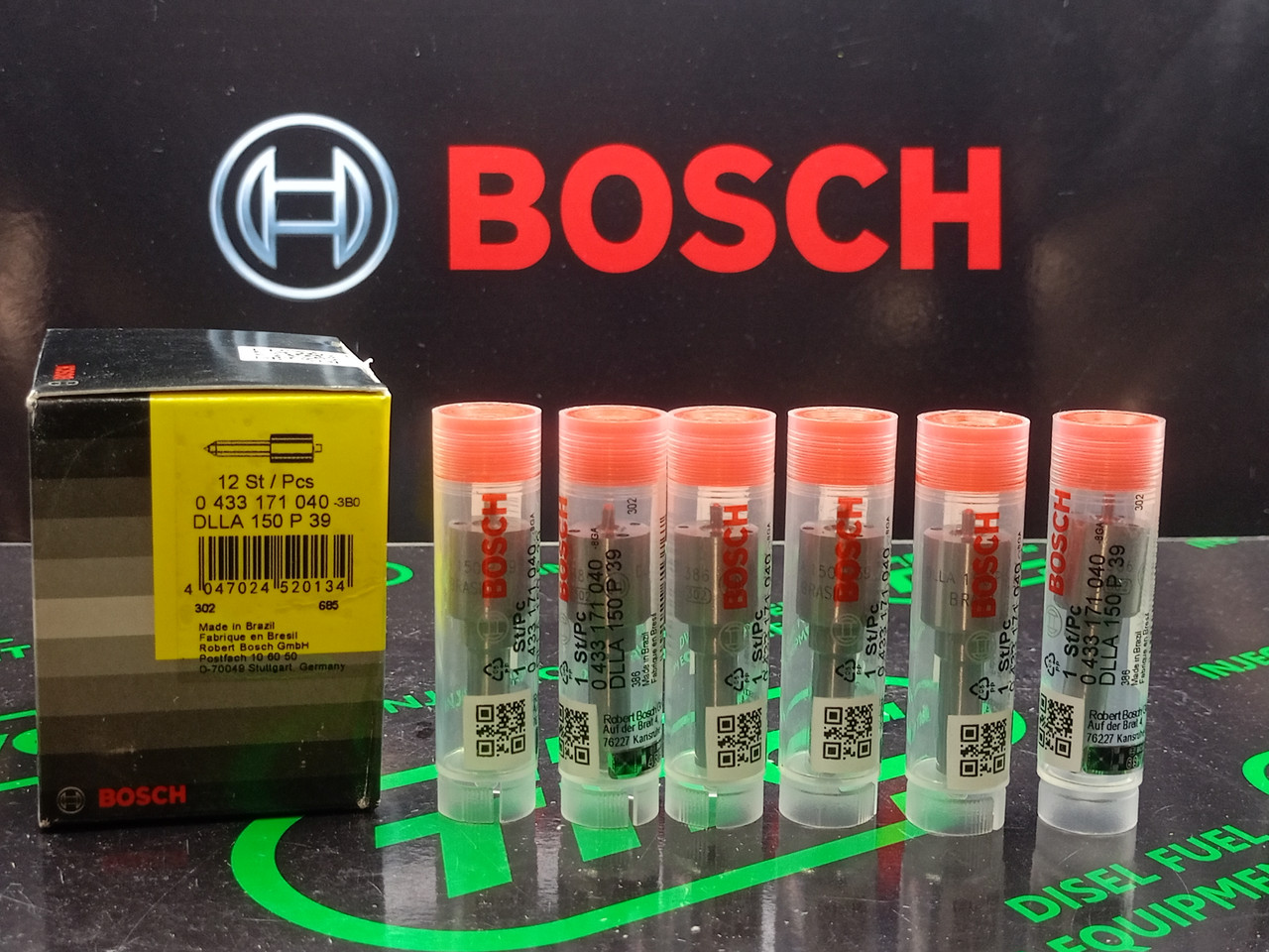 Розпилювач дизельної форсунки DLLA 150 P 39 (0433171040) BOSCH HANOMAG, NEW HOLLAND