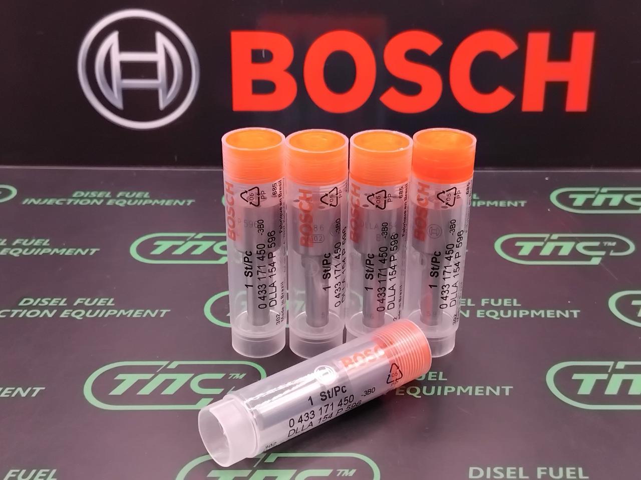 Розпилювач дизельної форсунки DLLA 154 P 596 (0433171450) BOSCH Mercedes Actros