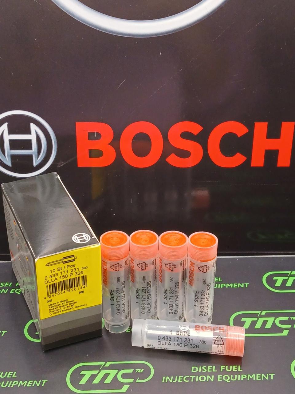 Розпилювач дизельної форсунки DLLA 150 P 326 (0433171231) BOSCH MAGIRUS-DEUTZ, IVECO, RENAULT
