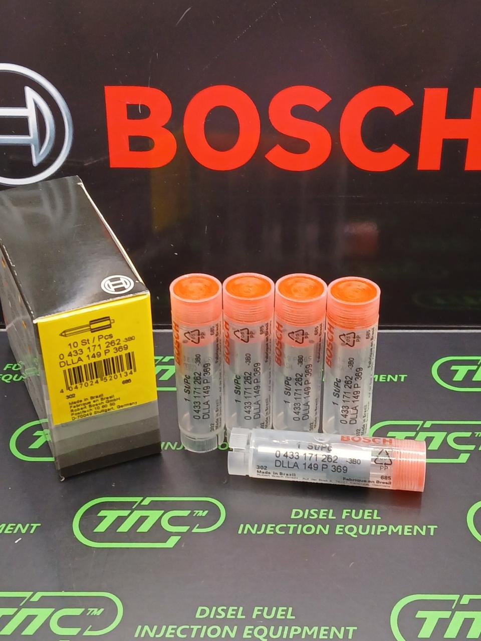 Розпилювач дизельної форсунки DLLA 149 P 369 (0433171262) BOSCH RENAULT