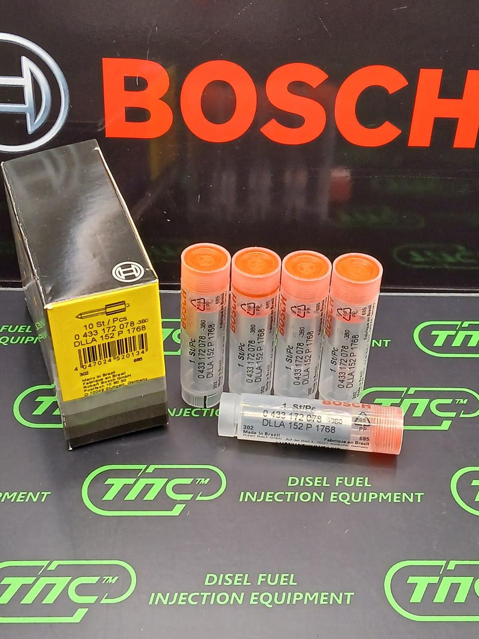 Розпилювач дизельної форсунки DLLA 152 P 1768 (0433172078) BOSCH WEICHAI