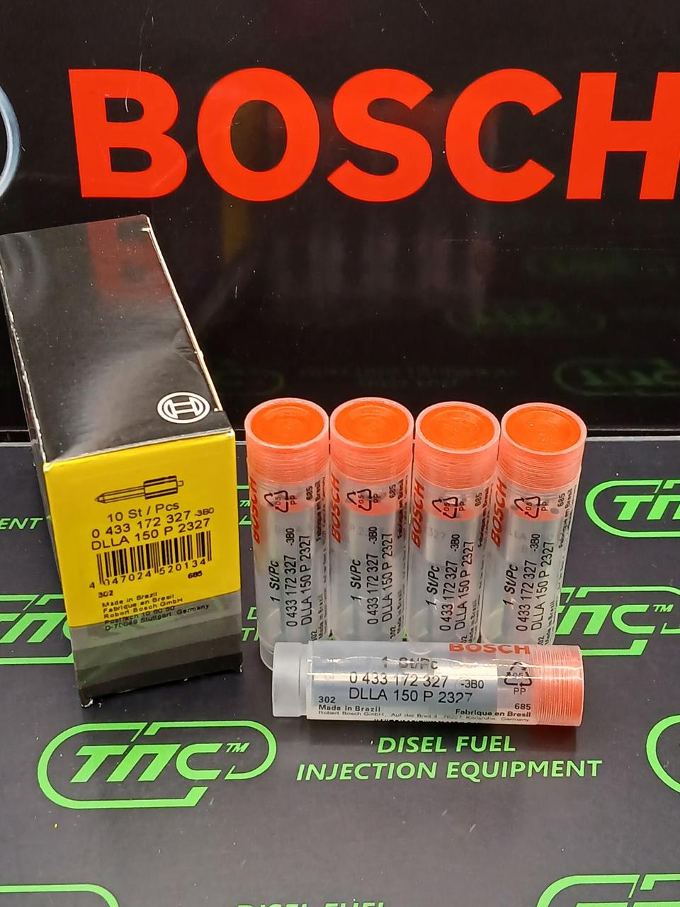 Розпилювач дизельної форсунки DLLA 150 P 2327 (0443172327) BOSCH Yuchai YC4F Yutong Bus
