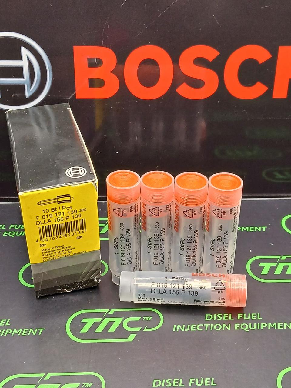 Розпилювач дизельної форсунки DLLA 155 P 139 (F019121139) BOSCH Weichai WD615
