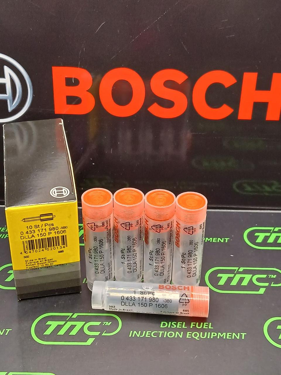 Розпилювач дизельної форсунки DLLA 150 P 1606 (0433171980) BOSCH GM, OPEL, VM MOTORI, DAEWOO, VAUXHALL